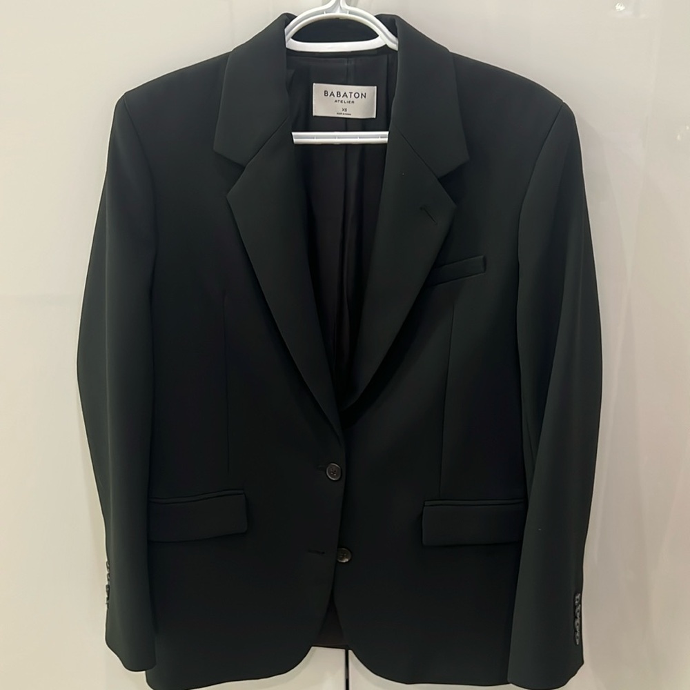 Babaton Atelier Black Oversized Blazer – XS (Fits S/M) – Mint Condition